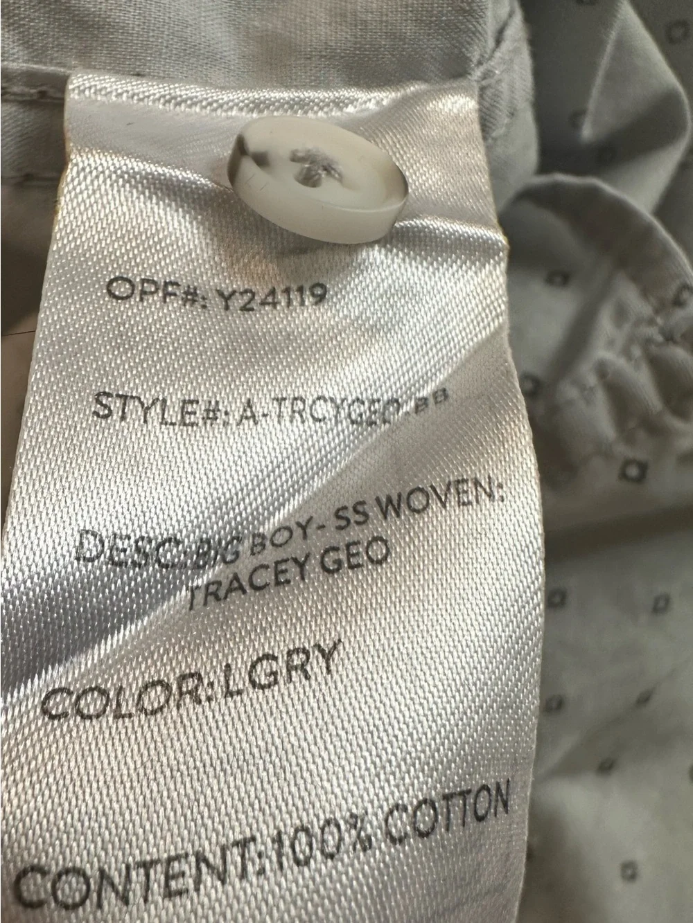 Day & Age Size M (10/12) Gray Cotton Shirt Pre-owned